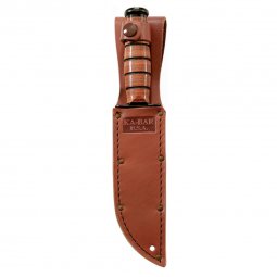 Ka-Bar Short USA Brown Leather Replacement Sheath - Kabar Knives